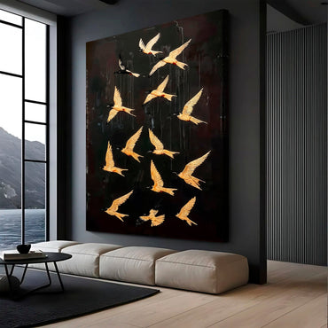Soaring Swallow Composition Wall Art