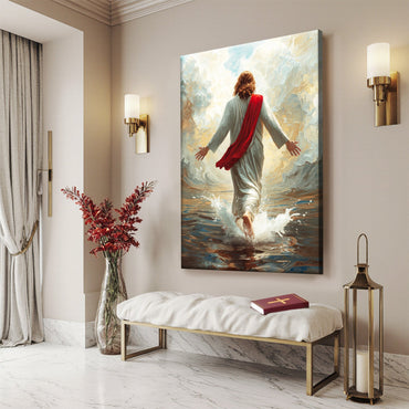 In the Storm He Stands Wall Art IX