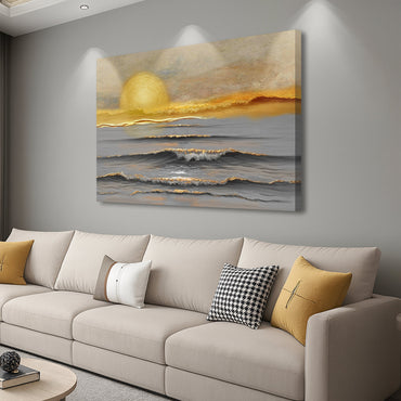 Golden Stillness Wall Art