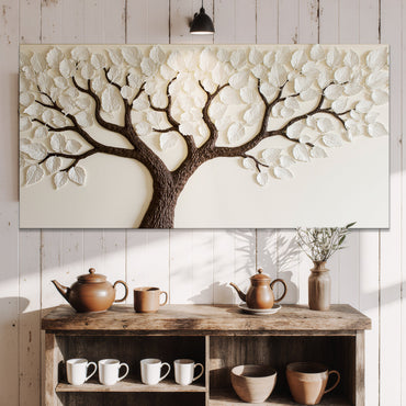 Whispers Beneath the Ivory Canopy Wall Art