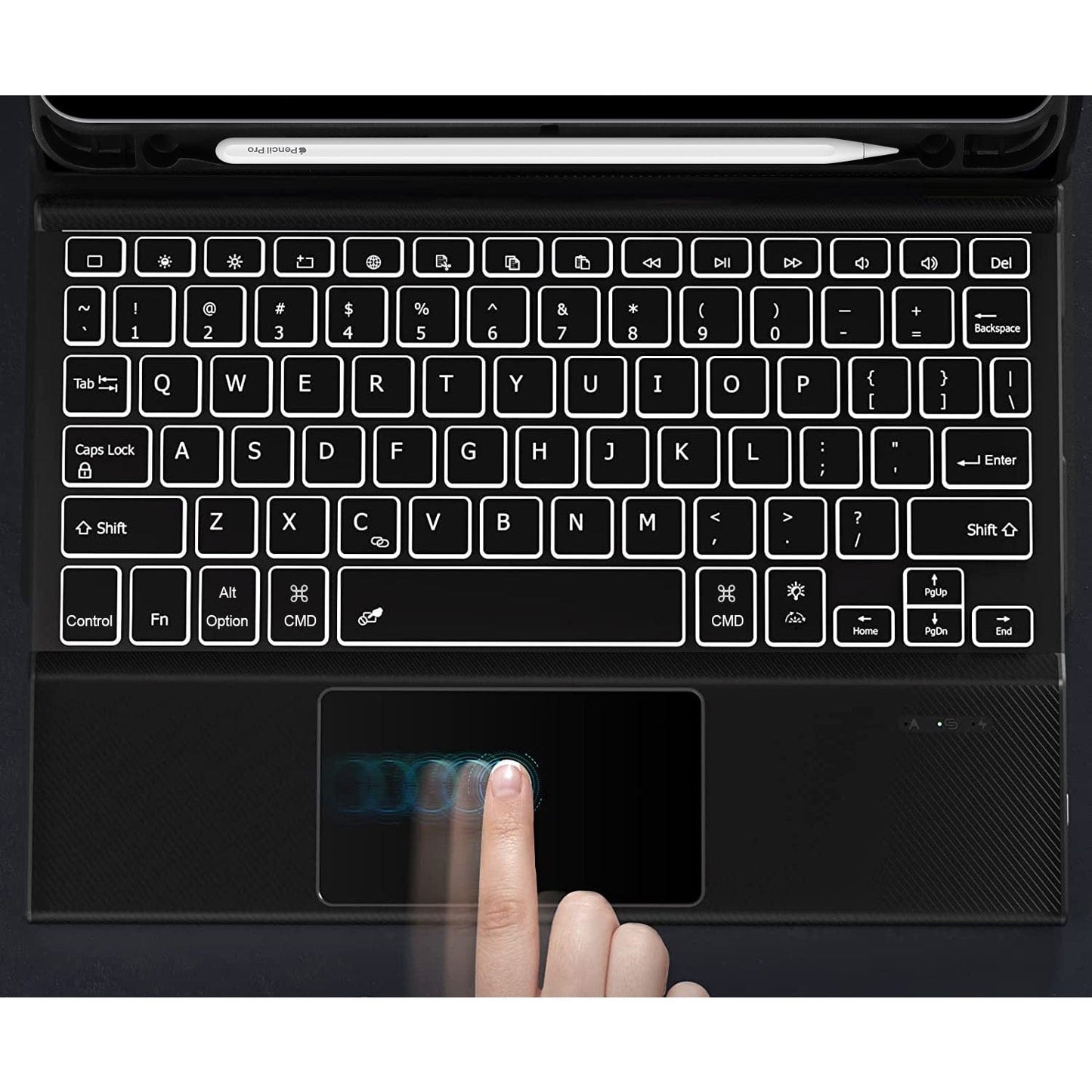 iPad Air 13-inch (M2 / M3 / M4) Keyboard Case - Folio, Trackpad | Navigate Series