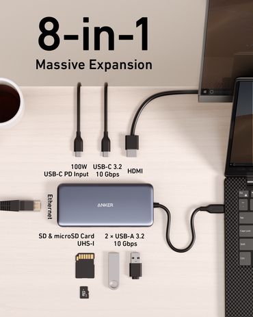 Anker <b>555</b> USB-C Hub (8-in-1)