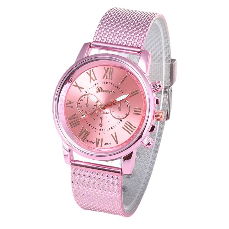 Analog Women watches Quality Fashion Roman Numerals Faux Leather Analog Quartz Ladies watch Bracelet Clock Gift For Women Lady and Girls