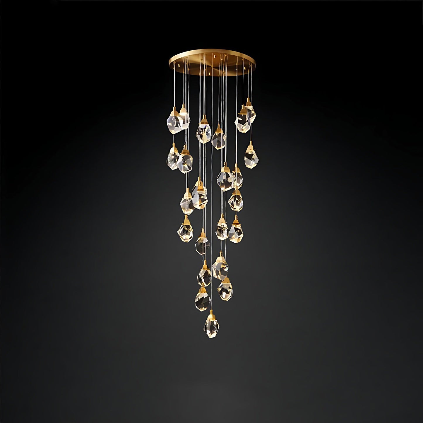 Prism Beam Glass Pendant