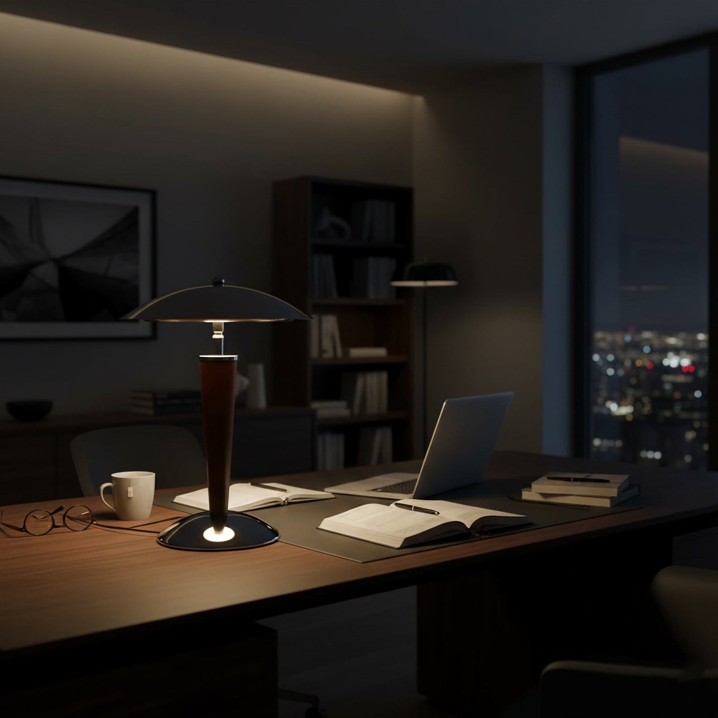 Dome‑Form Metal Table Lamp