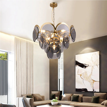 Murano Iron Heritage Glass Chandelier