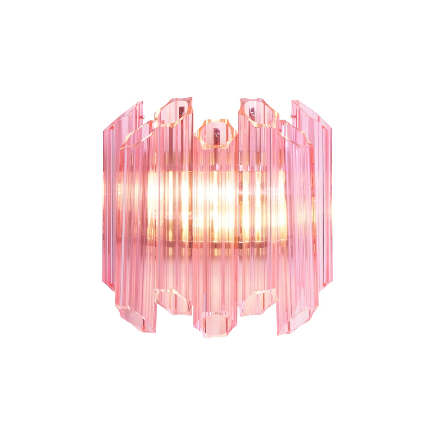 Palermo Prism Rosé Sconce