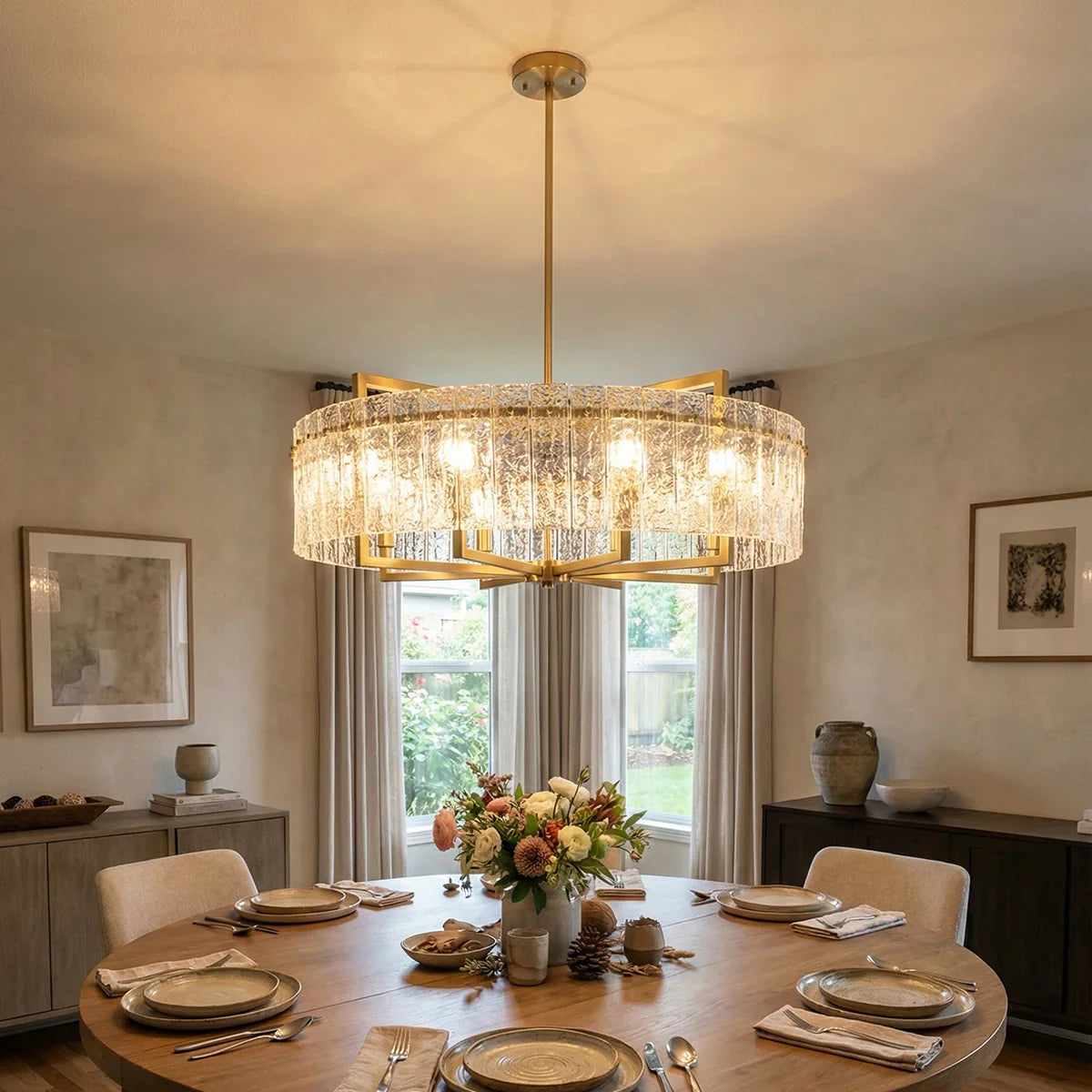 Crystal Bloom Branch Chandelier