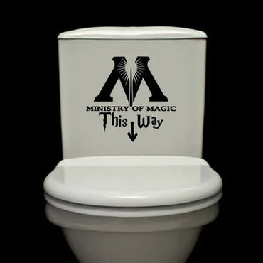 Toilet Wall Stickers, Wall Decals, Toilet Decals