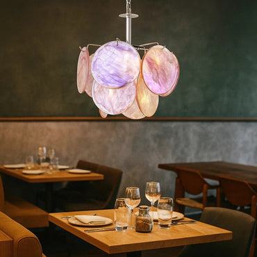 Murano Éclat Disc Chandelier
