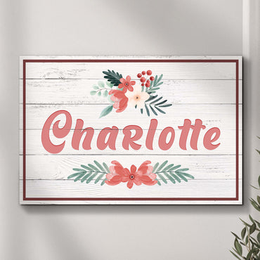 Flower Garden Room Sign