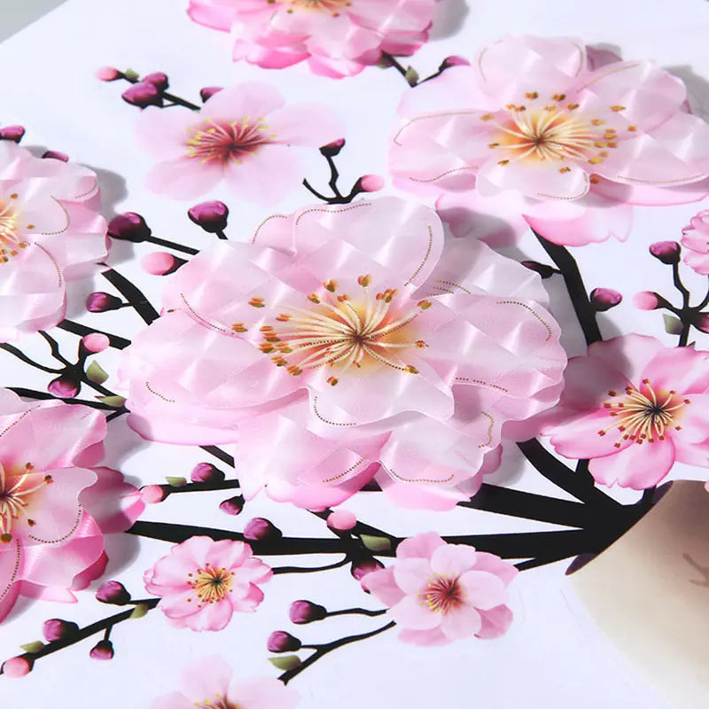 3D Faux Flower Vase Wall Decor for Bedroom