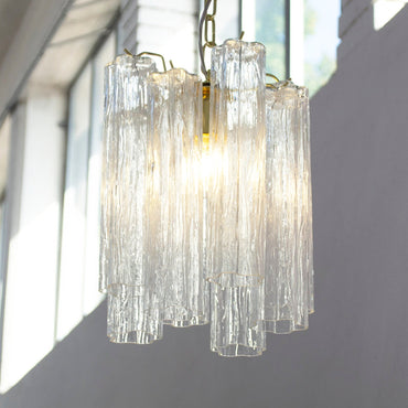 Murano Crystal‑Clear Vintage Chandelier