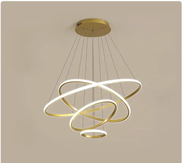 Sleek Smart LED Chandelier