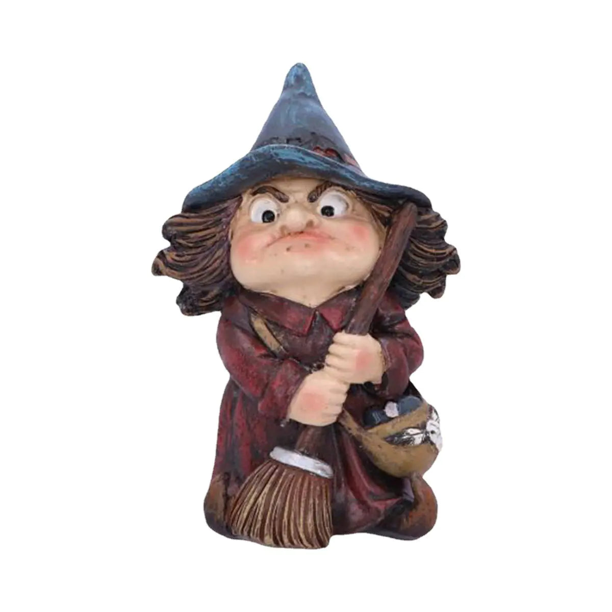 Halloween Magic Witch Resin Sculpture Ornament (1 Piece)