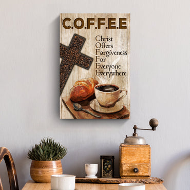 Fueled by Christ & Coffee II Sign
