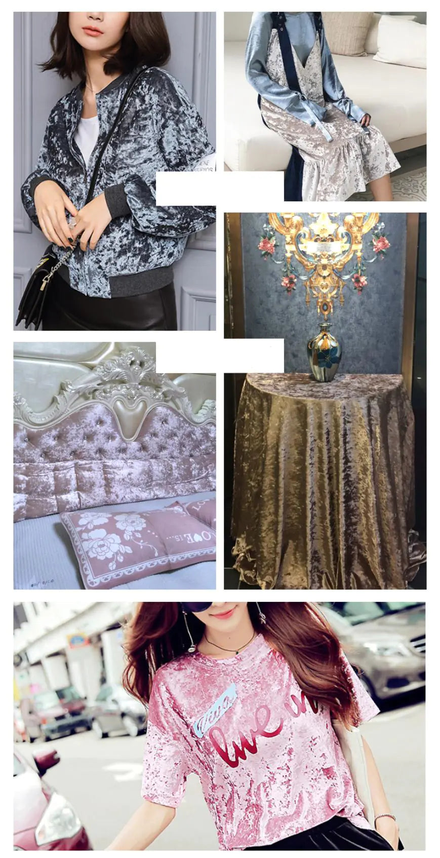 Stretch Velvet Fabric for Sofa, Curtains, and Decor