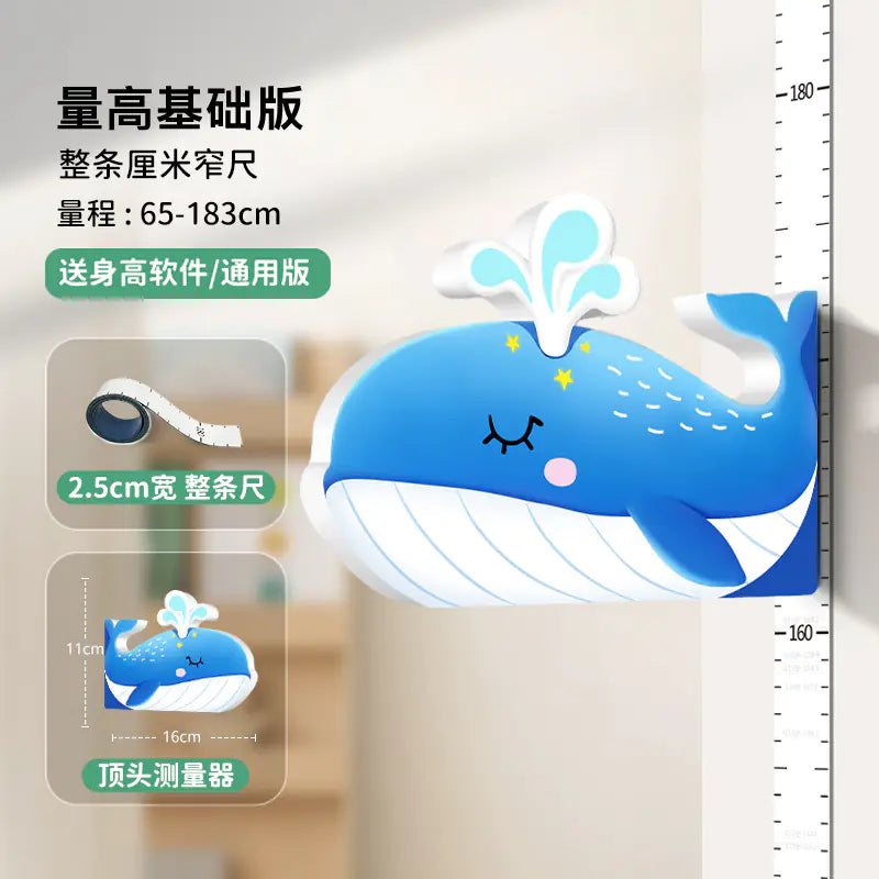 Magnetic 3D Growth Height Chart Wall Sticker for Kids