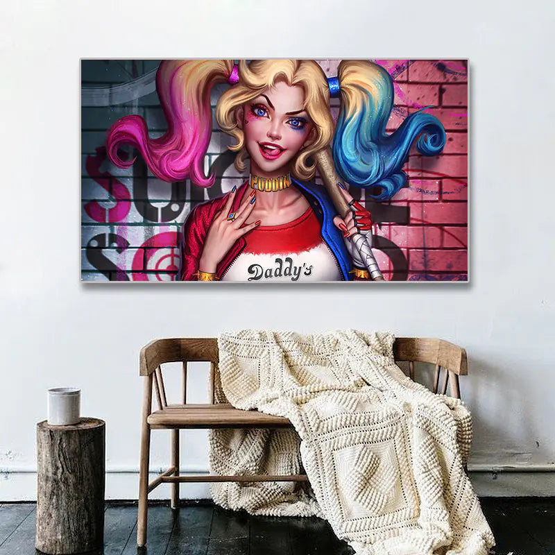 HD Suicide Squad Oil Painting Wall Art Poster Print