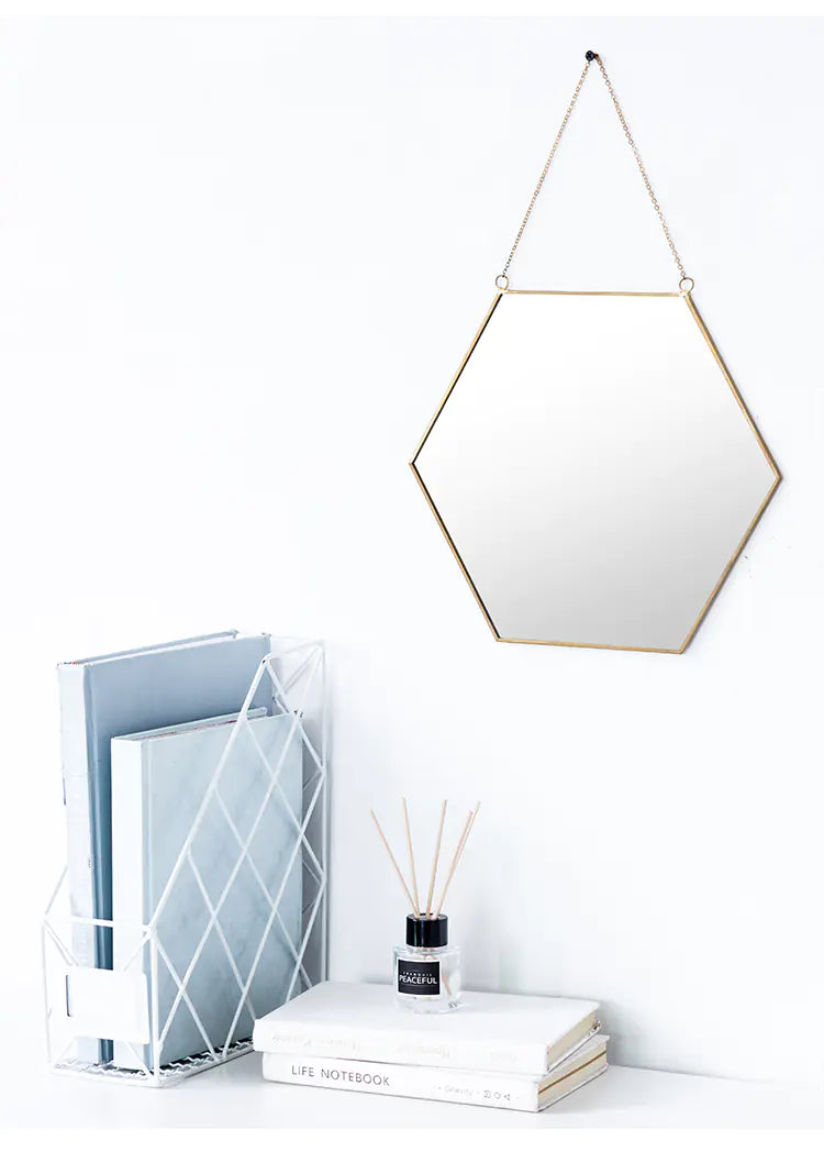 Nordic Style Minimalist Wall Mirror for Salons and Shops
