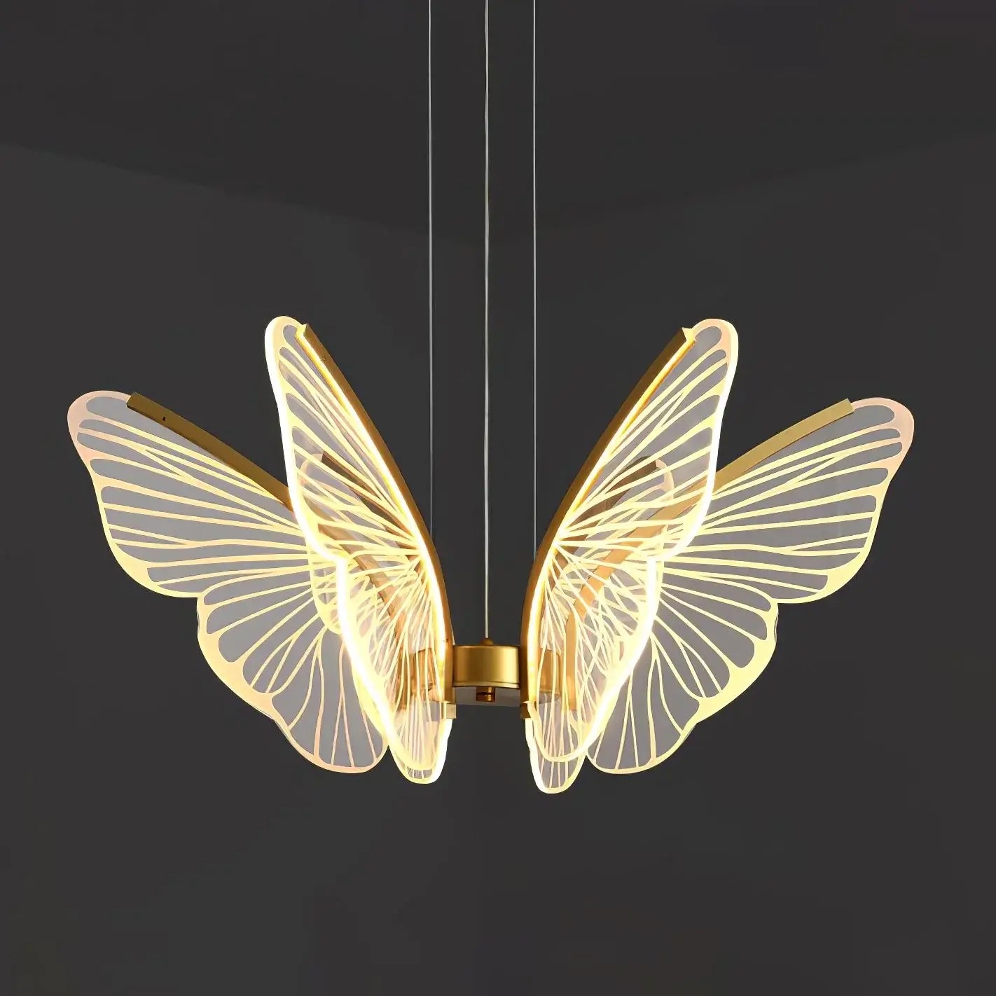 Orchid Petal Glow Chandelier