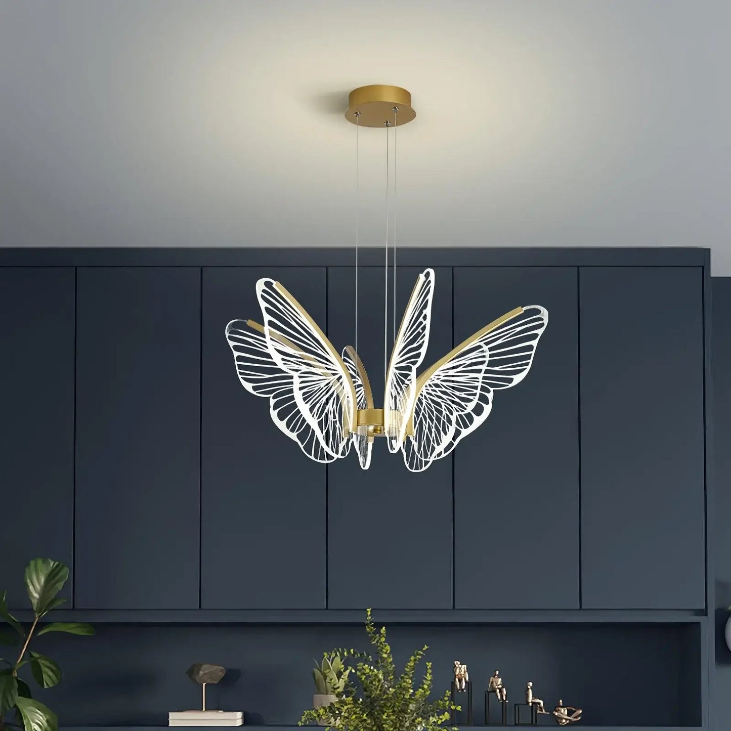 Orchid Petal Glow Chandelier