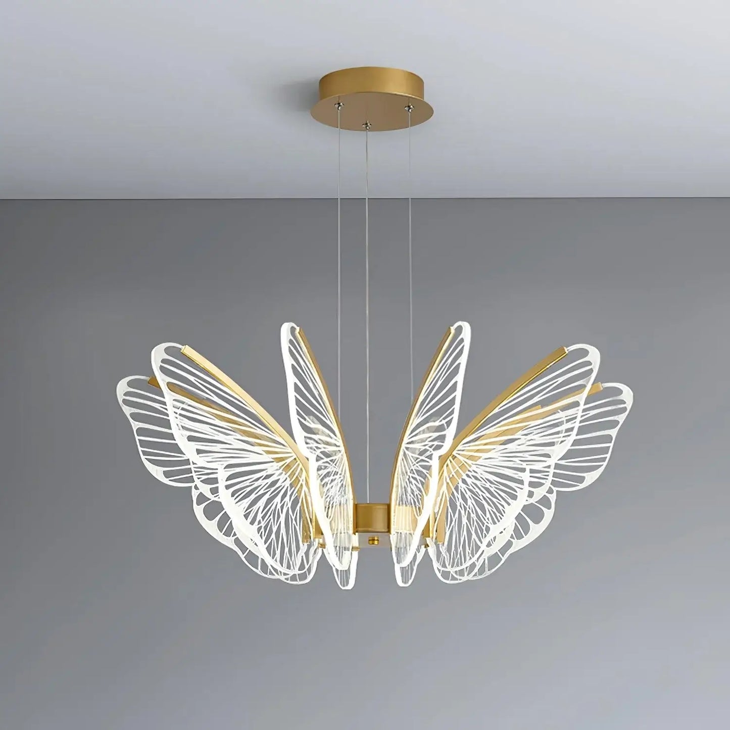Orchid Petal Glow Chandelier