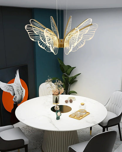 Orchid Petal Glow Chandelier