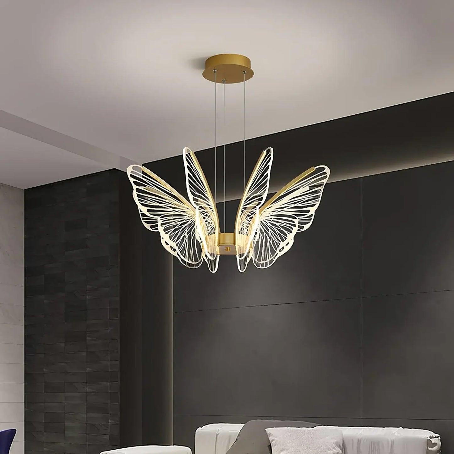 Orchid Petal Glow Chandelier