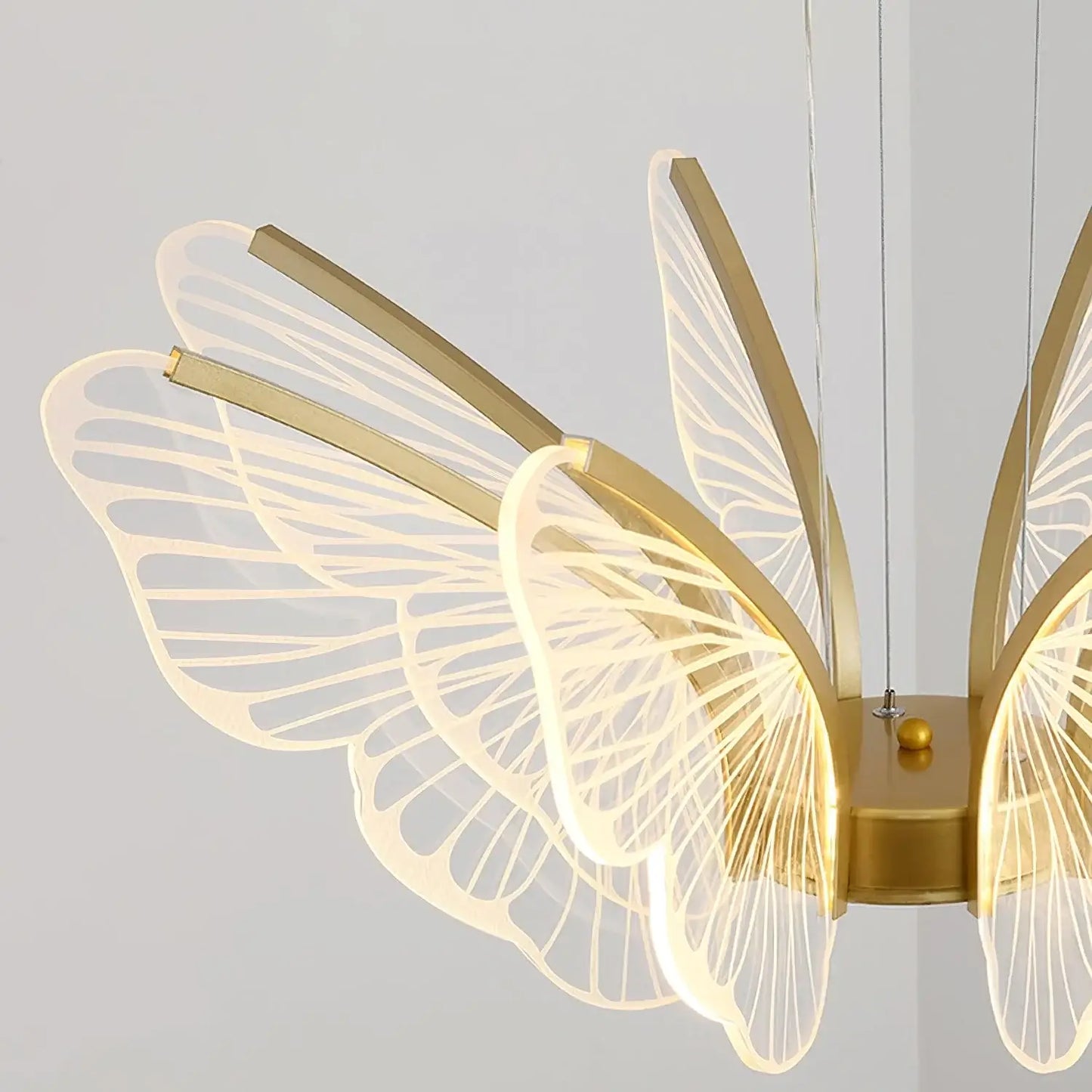 Orchid Petal Glow Chandelier