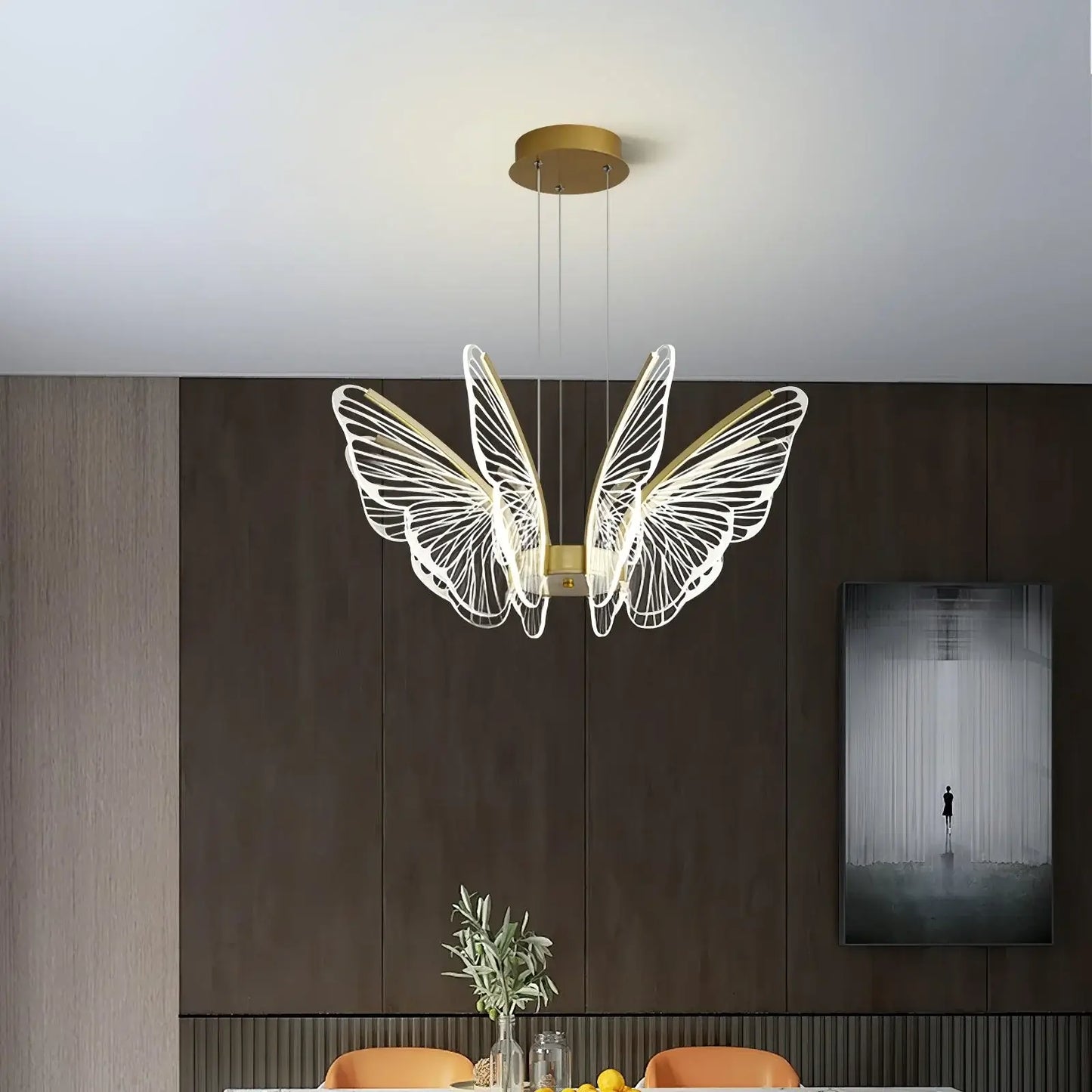 Orchid Petal Glow Chandelier