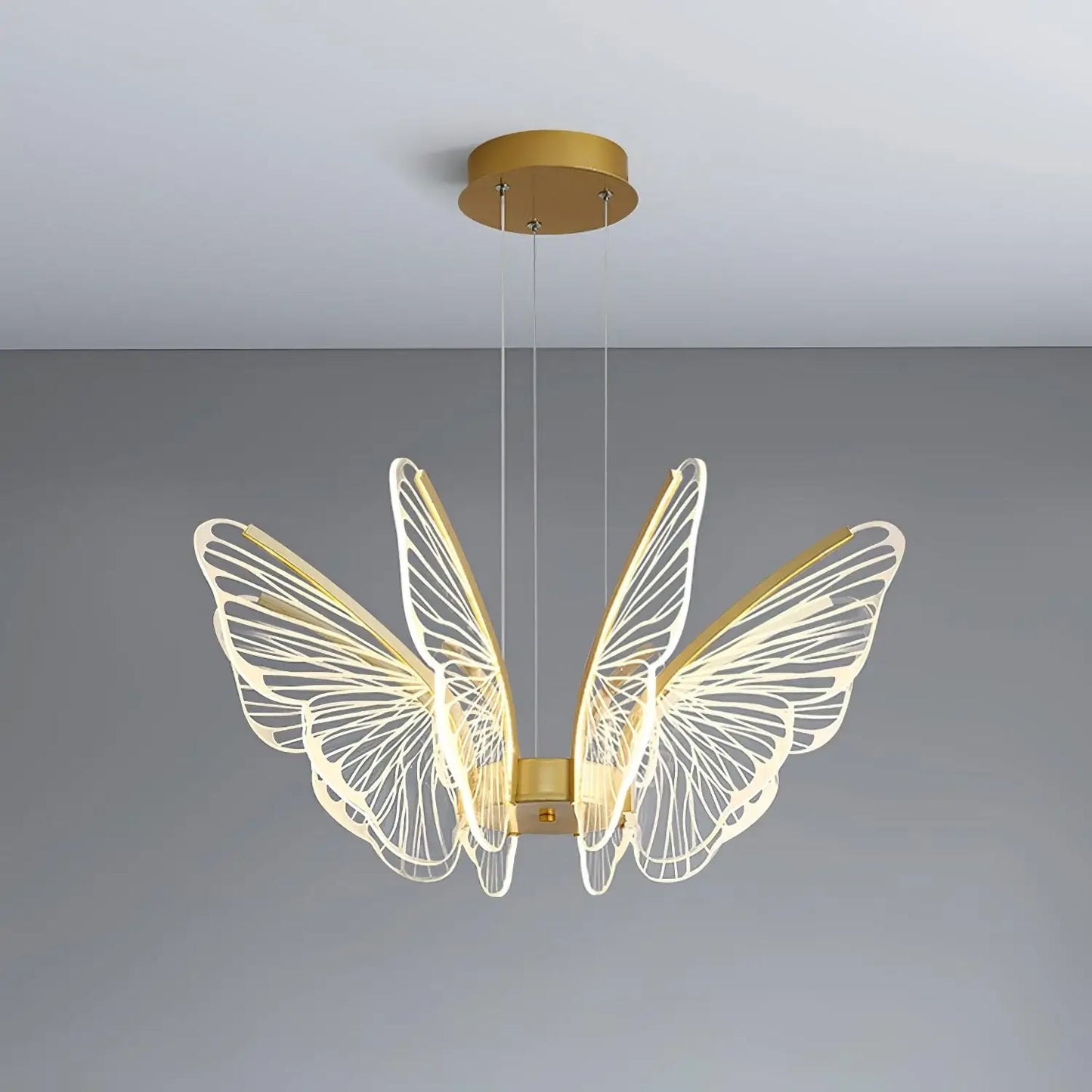 Orchid Petal Glow Chandelier