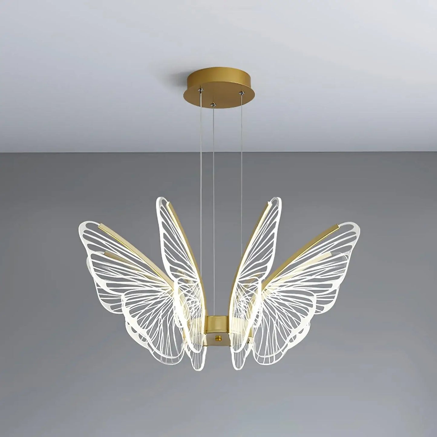 Orchid Petal Glow Chandelier