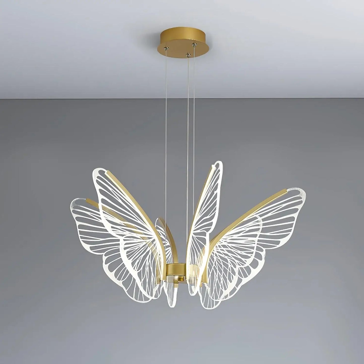 Orchid Petal Glow Chandelier