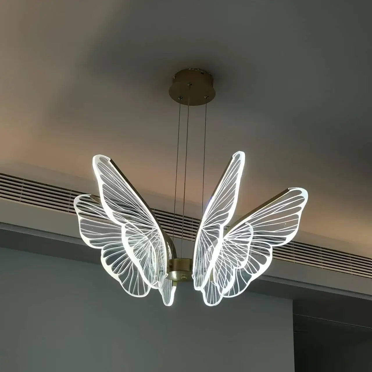 Orchid Petal Glow Chandelier