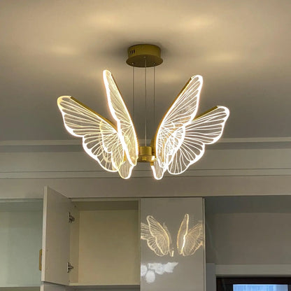 Orchid Petal Glow Chandelier