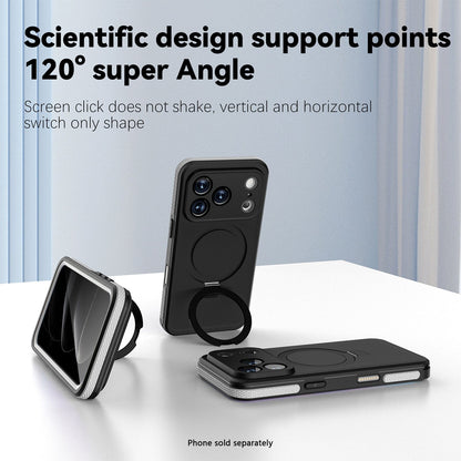 iPhone 17 Pro Max Waterproof Case - MagSafe Kickstand, Integrated Screen & Camera Protection | Oasis Series