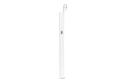 Baxton Studio Richelle Modern and Contemporary White Finished Wood Hanging Jewelry Armoire with Mirror