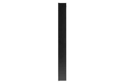 Baxton Studio Pontus Modern and Contemporary Black Finished Wood Wall-Mountable Jewelry Armoire with Mirror