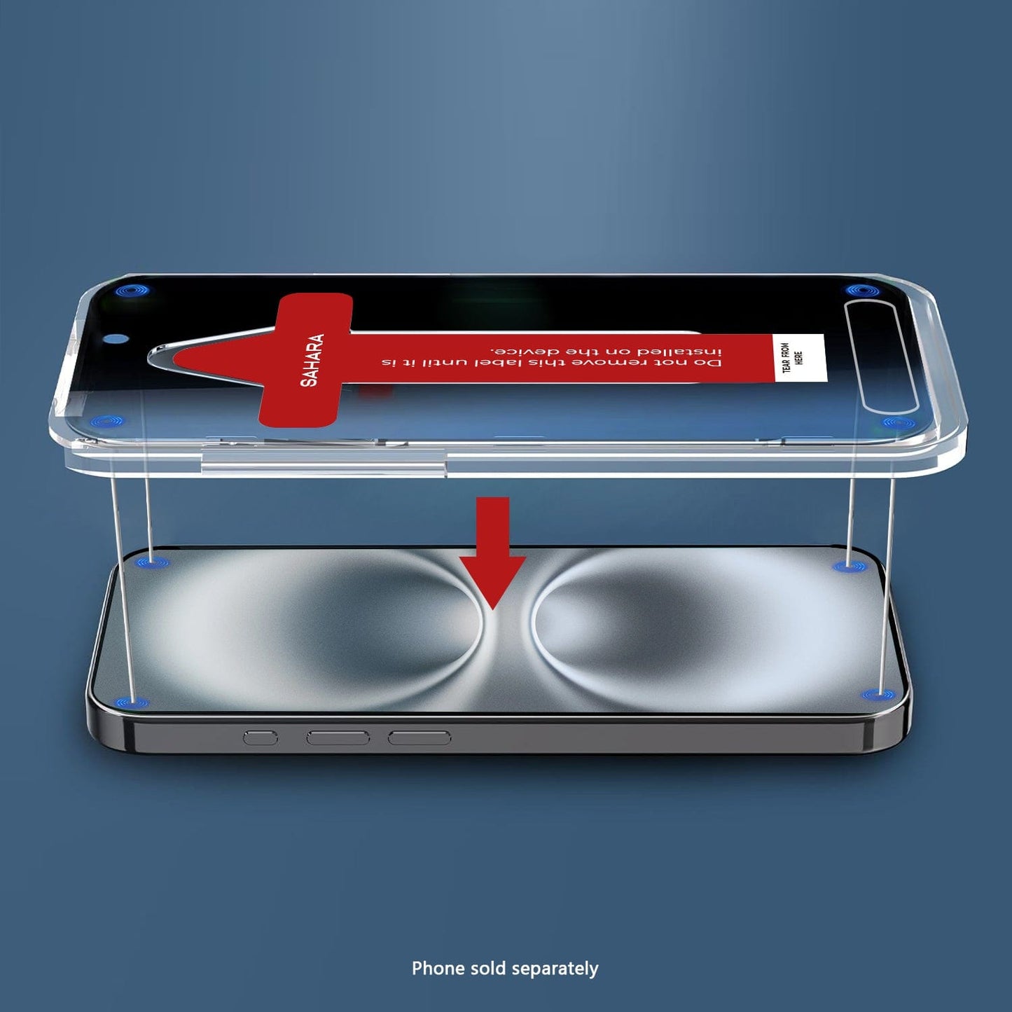 iPhone Air Privacy Screen Protector - Easy Apply Tempered Glass Screen Protector | Zerodamage