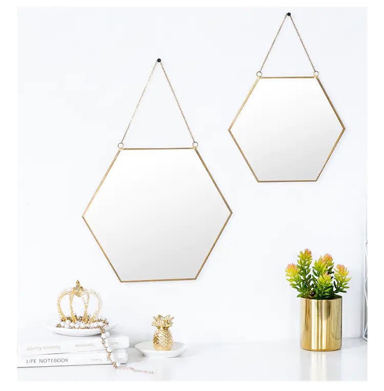 Nordic Style Minimalist Wall Mirror for Salons and Shops