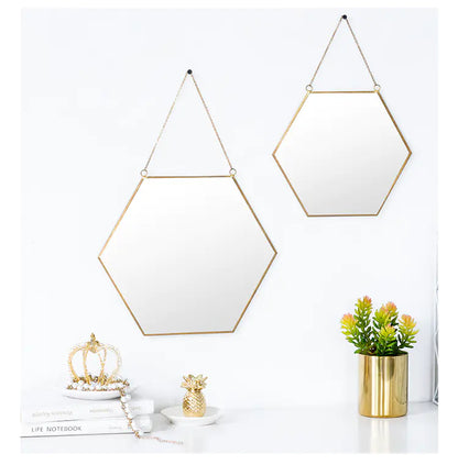 Nordic Style Minimalist Wall Mirror for Salons and Shops