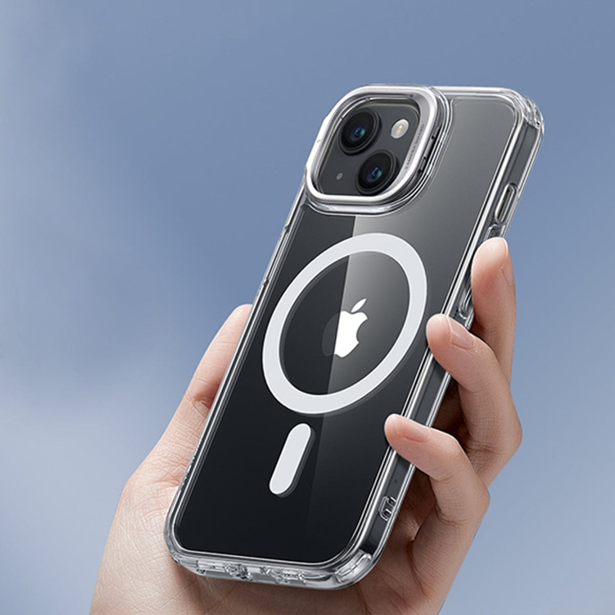 iPhone 15 Plus Clear Case with Kickstand & MagSafe | Venture Series