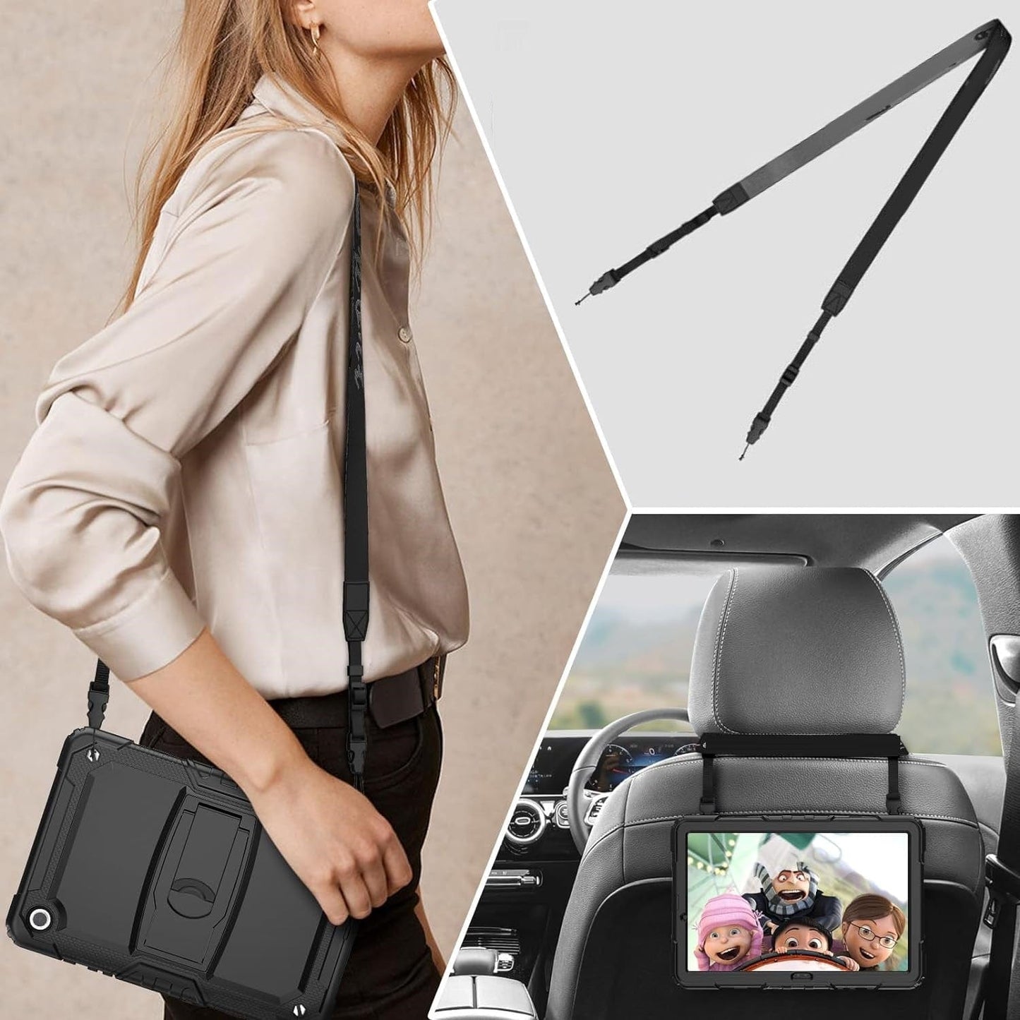 Samsung Galaxy Tab A11+ / Tab A9+ Case - Heavy-Duty, Kickstand | Raider Series