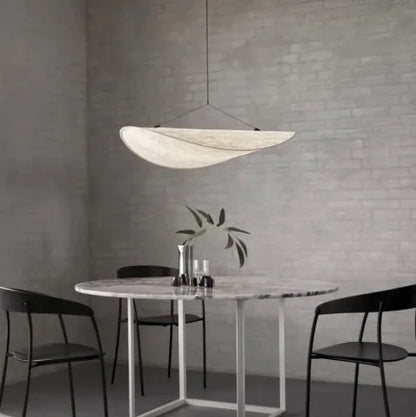 Lustrous Silk Chandelier