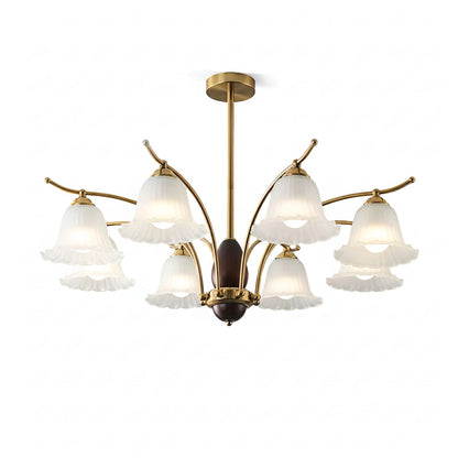Flora Brass Elegance Chandelier