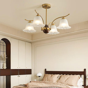 Flora Brass Elegance Chandelier