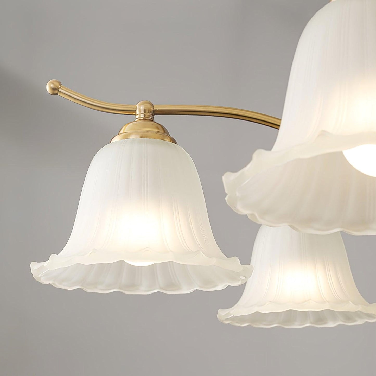 Flora Brass Elegance Chandelier