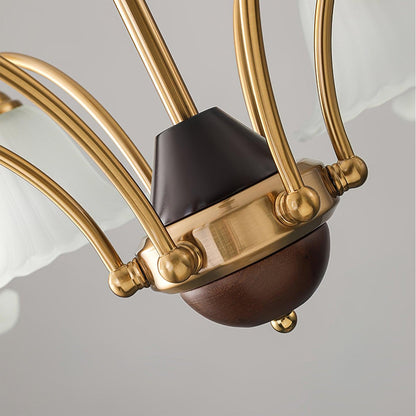 Flora Brass Elegance Chandelier