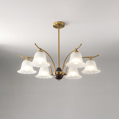 Flora Brass Elegance Chandelier